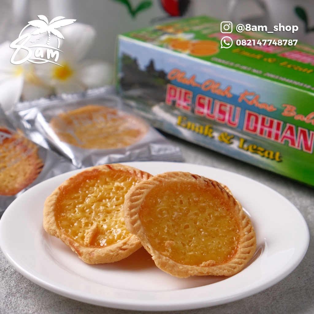 

Pie Susu Dhian 100% Asli KHAS Bali / Pie Susu Nagih / Oleh oleh Bali / Makanan Bali / Khas Bali / Pie Susu