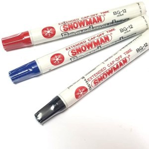 

Spidol Snowman White Board Marker Hitam Biru Merah