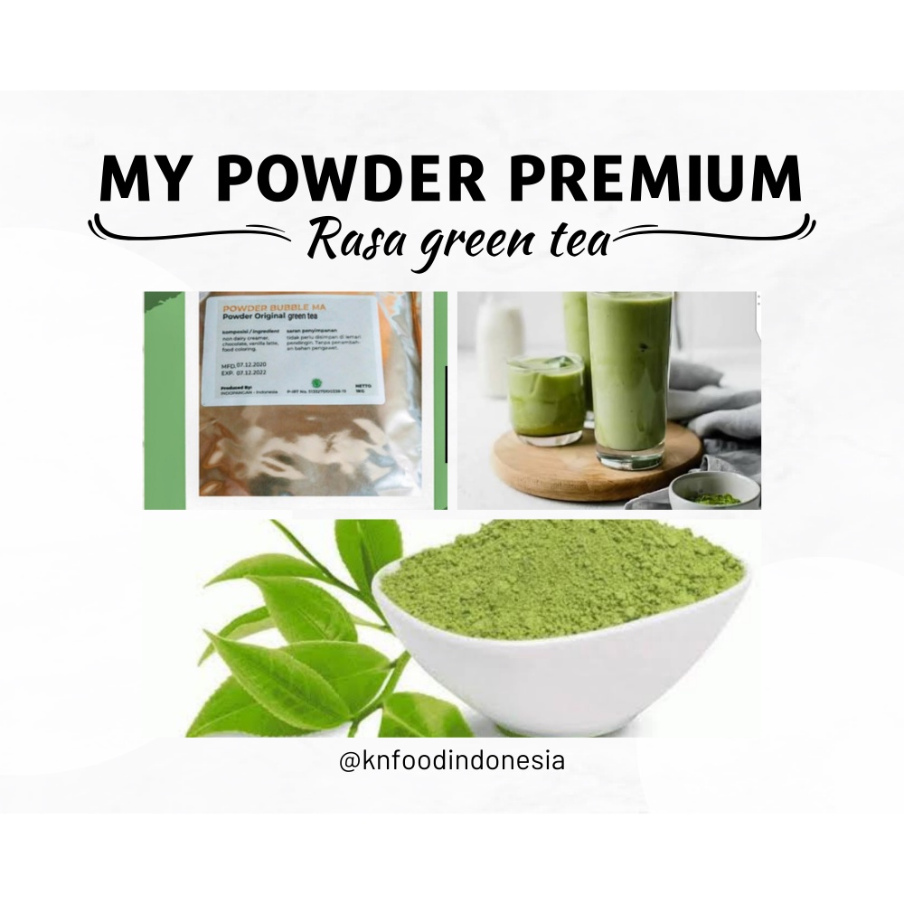 

Powder Premium Green Tea.