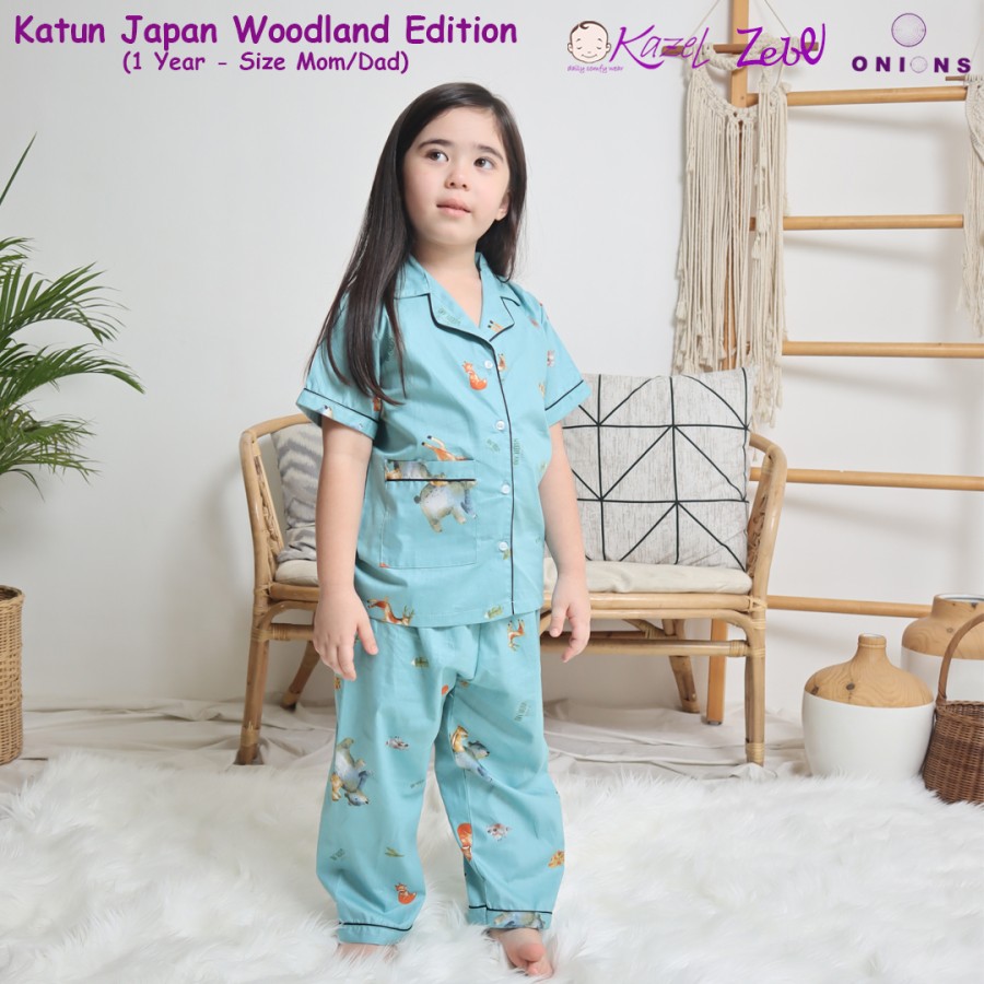 Kazel - Luxury Piyama Katun WOODLAND EDITION