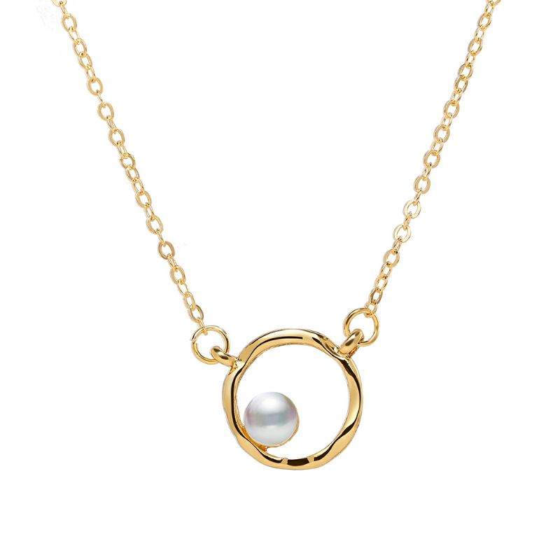 WB268 Kalung Round Pearl