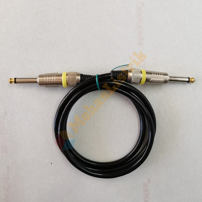 Kabel Mixer Gitar Jack Canon 6.3mm Mono 1 Meter