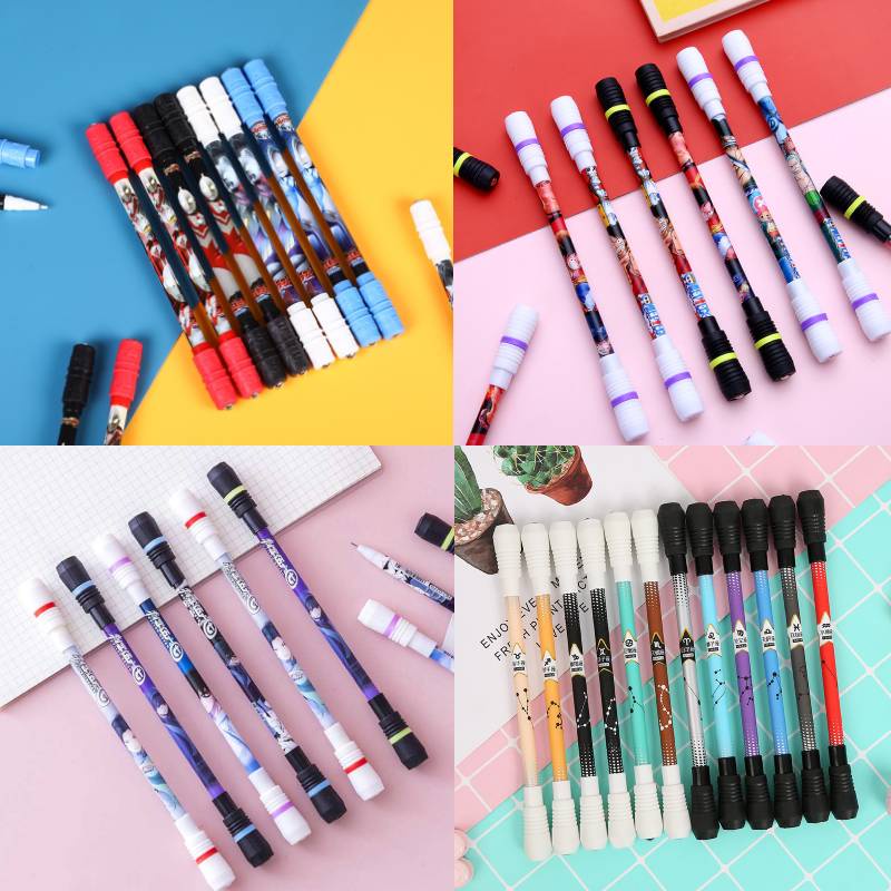 Pulpen Spinning Luminous Anti slip Pereda Stress Untuk Anak / Dewasa