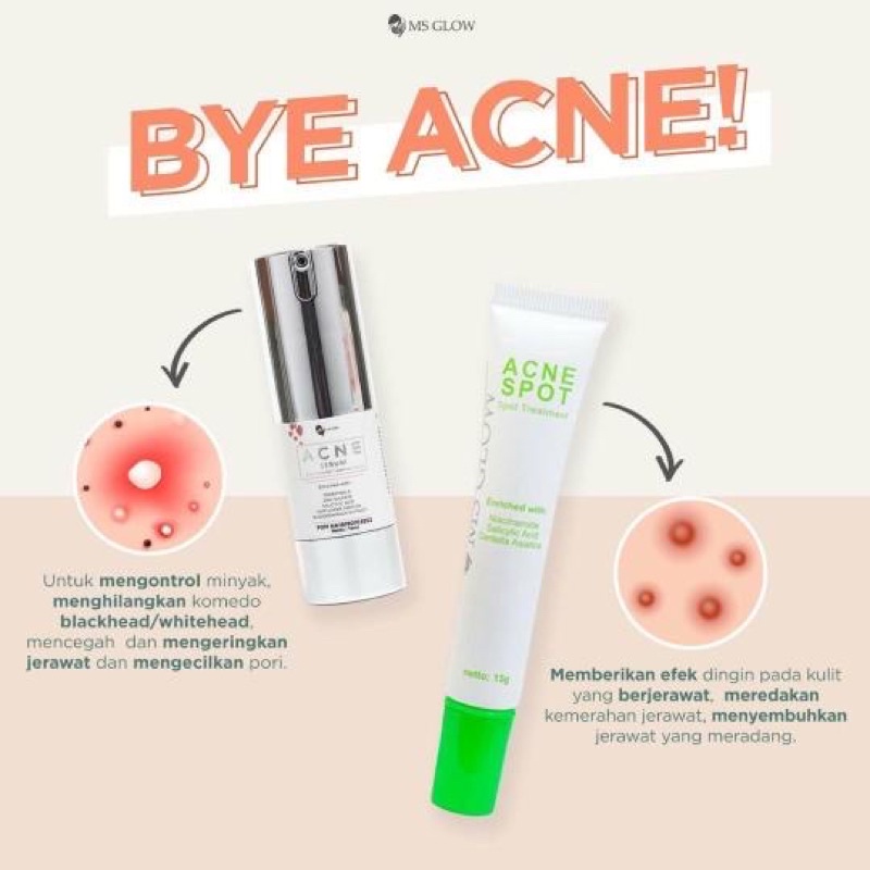 MS GLOW ACNE SPOT TREATMENT - totol jerawat