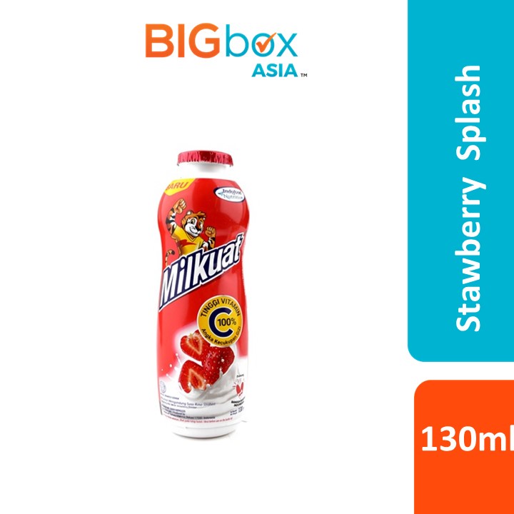 Milkuat Stawberry Splash - 130ml EXP: 31 Mar 2022