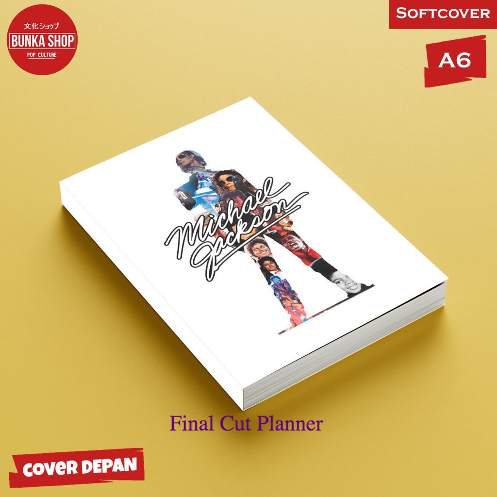 

Pocket Note 80's Michael Jackson 2 Softcover A6 Buku Tulis Catatan Notes Agenda Planner Jurnal