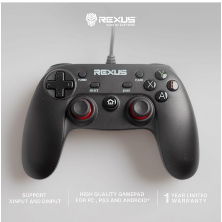 ITSTORE Rexus Gladius GX1 GX2  Pro Stick Gaming Gamepad Controler USB Wireless Joystick