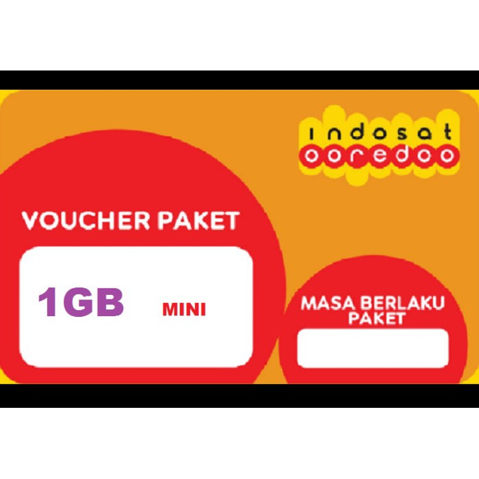 Jual voucer data indosat 1 mini Indonesia|Shopee Indonesia