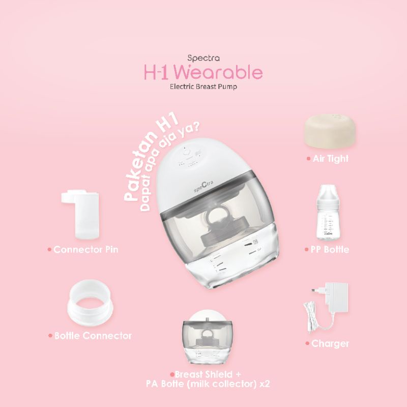 Spectra H1 Wearable Single Electric Breast Pump