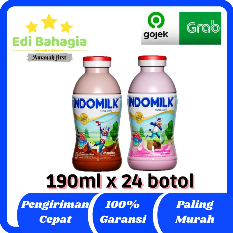 

SUSU INDOMILK BOTOL 390 ML 1 KARTON