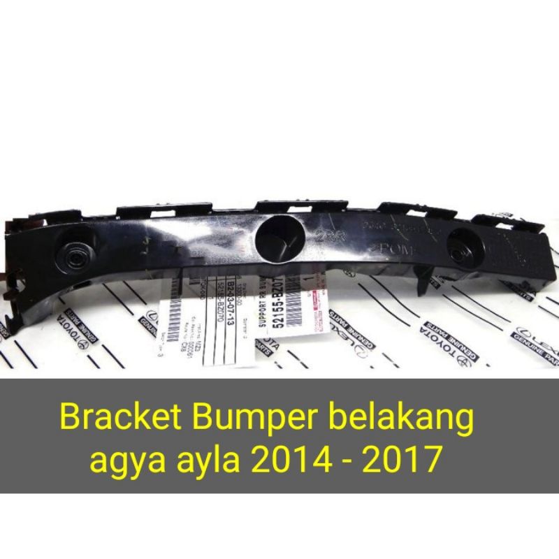 Bracket Bumper Belakang Ayla - Agya 2014 2015 2016 2017