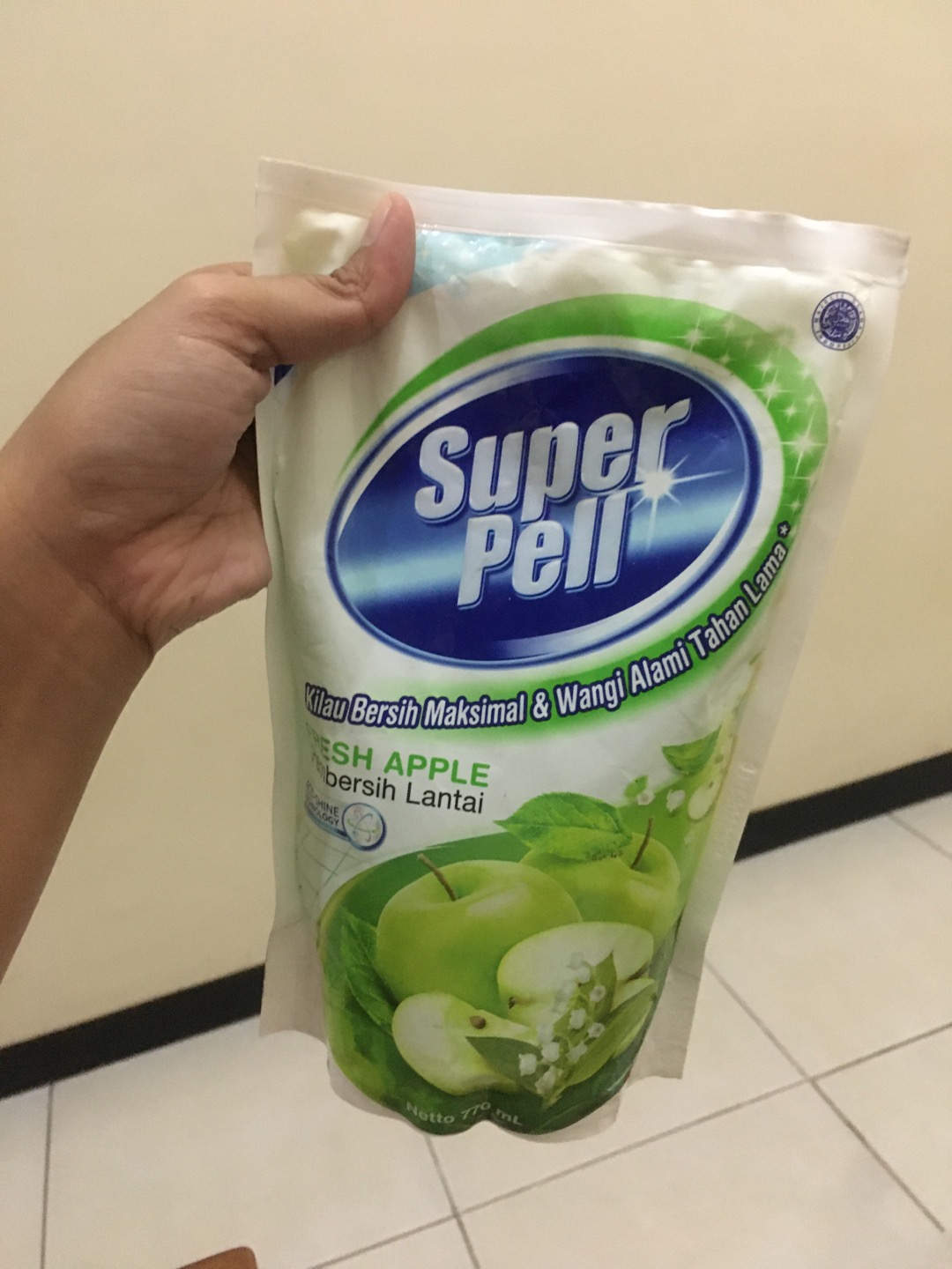 Super Pell Fresh Apel 770 Ml Pembersih Lantai