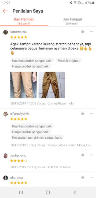 JOGGER CARGO PANTS STRADIVARIUS BAGUS MURAH