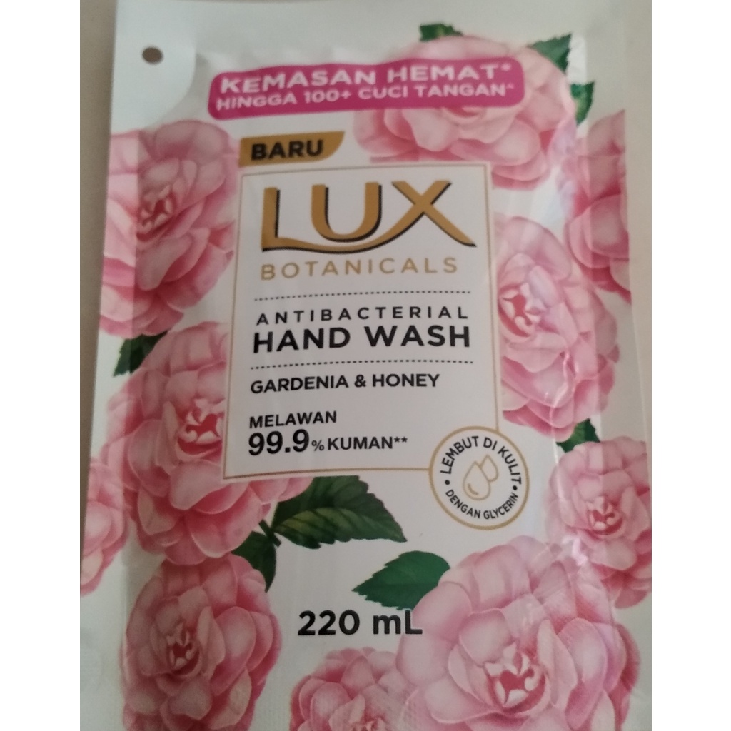 LUX HAND WASH GARDENIA &amp; HONEY 220ML