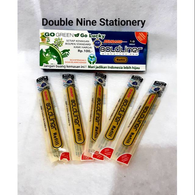 

Refill pena Standard Boldliner pro 1.0 mm warna Hitam