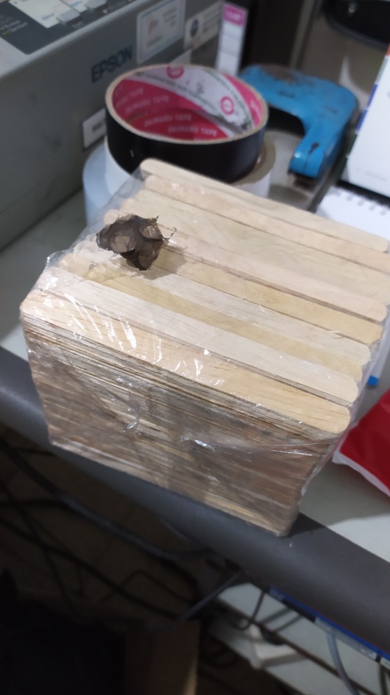 Kerajinan Kayu Stik Es Krim 1pak=500 Bj (warna)