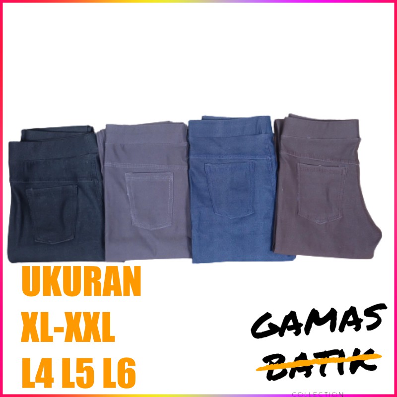 FLASH SALE Celana Legging Denim Wanita Ukuran XL sampai Jumbo Big Size