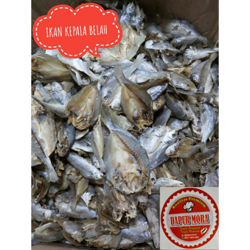 

Ikan Asin Kepala Belah 250 gr ASLI MEDAN Free Packing