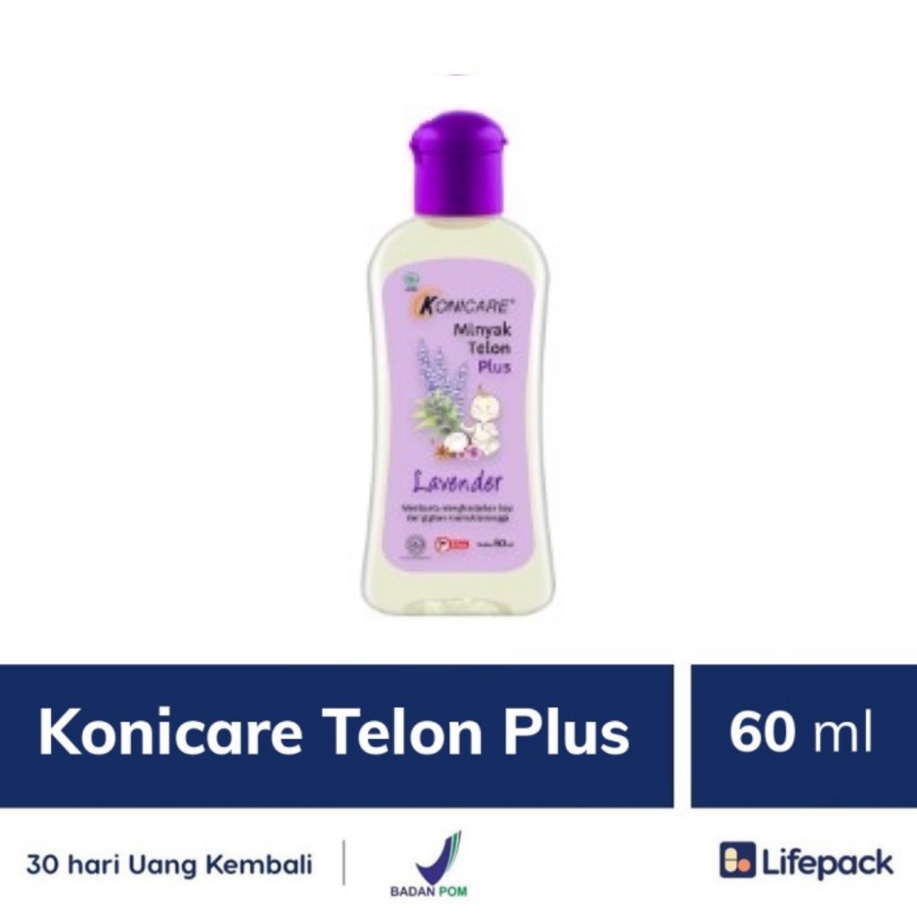 Konicare Minyak Telon Plus - Meredakan Perut Kembung - Lifepack-60 ML