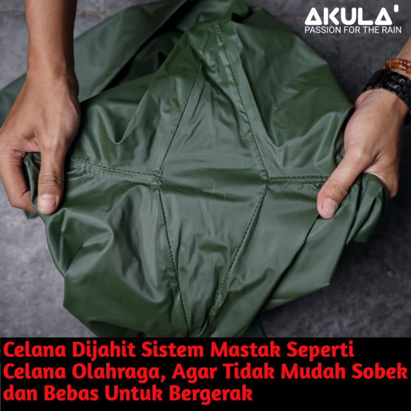 JAS HUJAN, RAINCOAT Terbaik Pria Wanita Dewasa By AKULA Anti Rembes