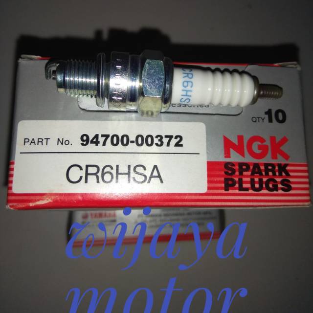 BUSI SPARK PLUG PENGAPIAN MOTOR ASLI YAMAHA CR6HSA NGK