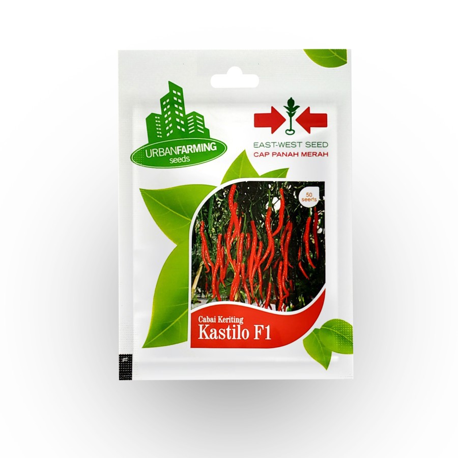 Benih Cabe Keriting Kastilo F1 Isi 50 Seeds Benih Cabe Keriting Unggulan