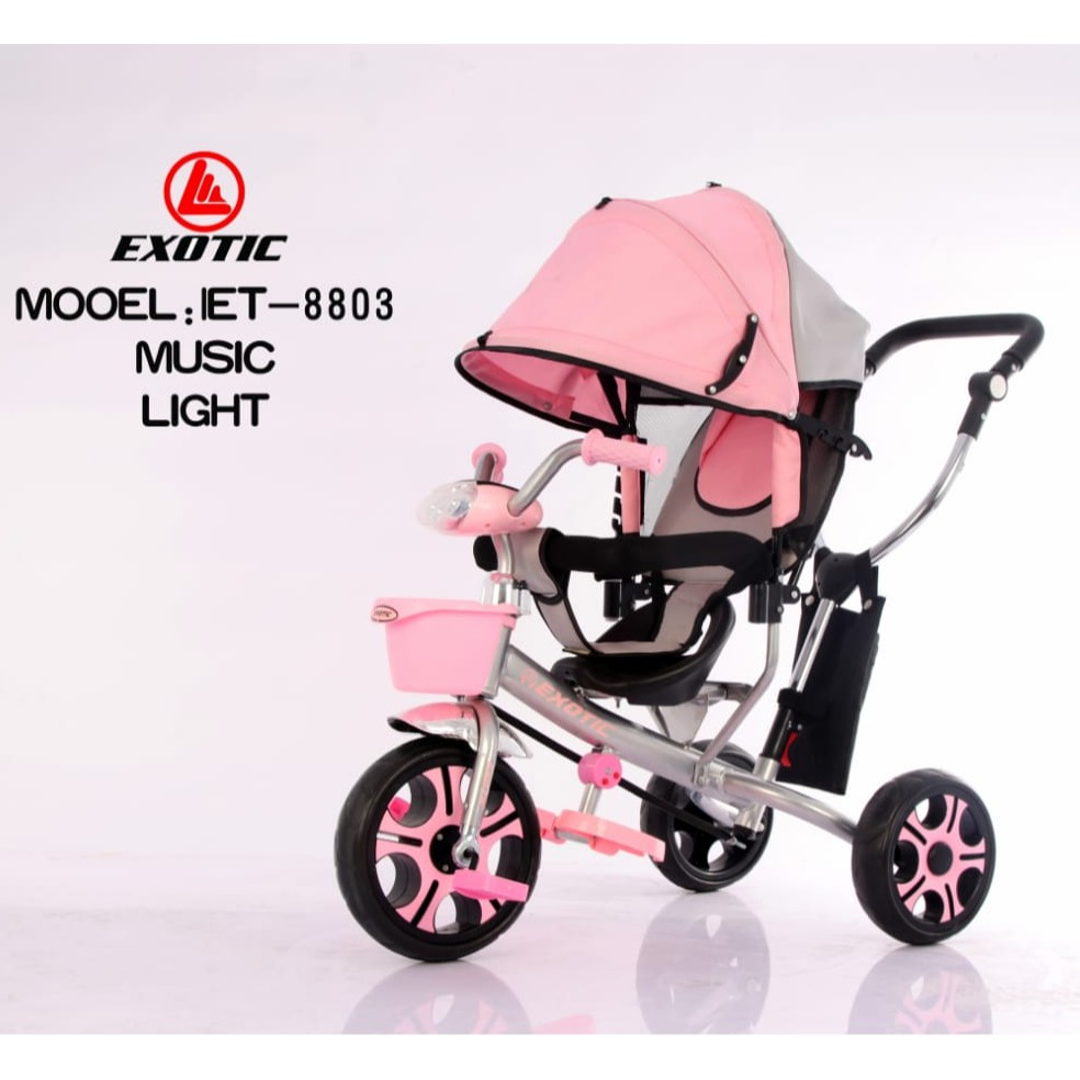  Sepeda  Anak  Roda Tiga Tricycle  Exotic  ET 8803 Shopee 