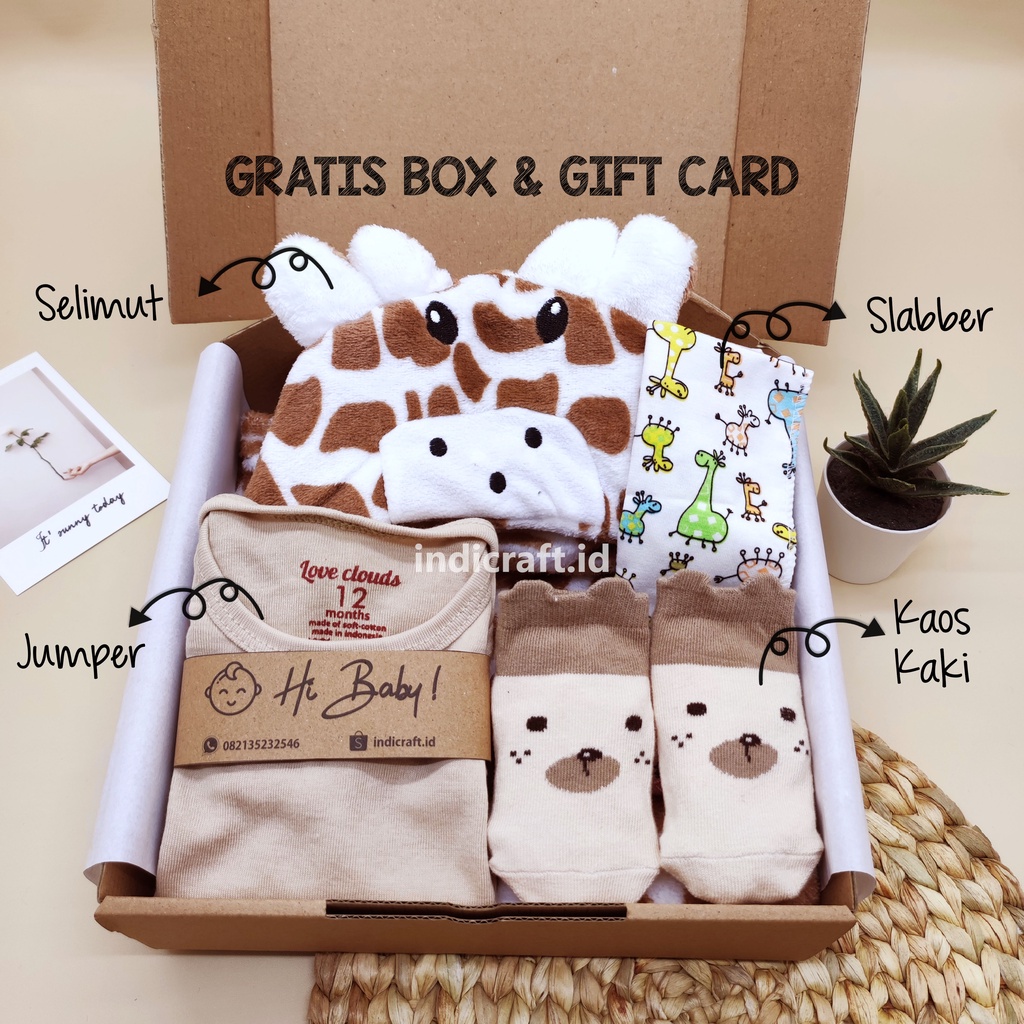 Hampers Bayi New Born Laki-Laki Perempuan / Baby Gift Set / Kado Bayi Cewek Cowok Baru Lahir
