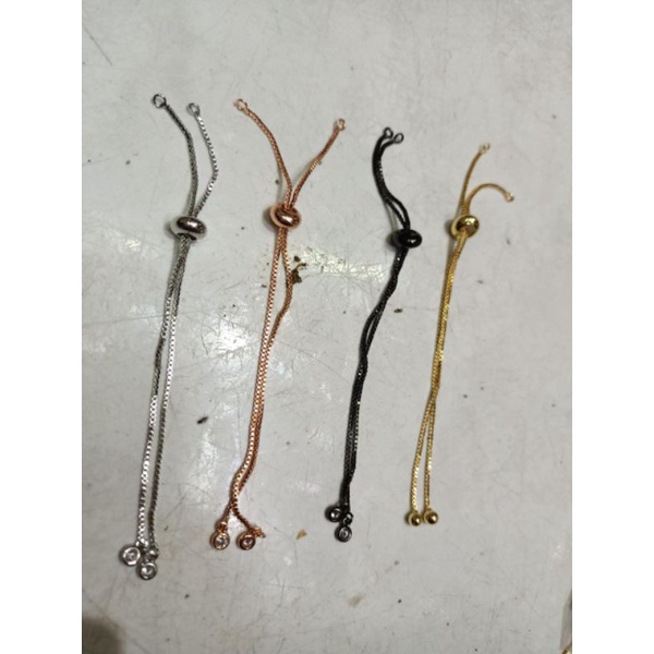 gelang tali kaitan model solid/ gelang tali serut