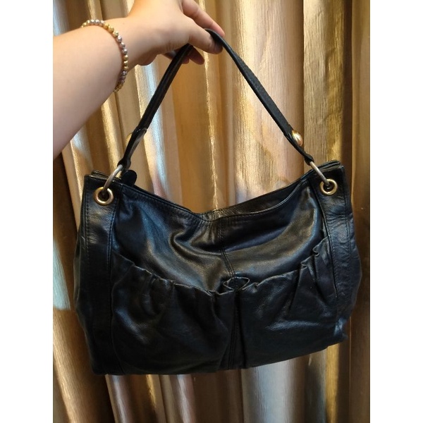 tas wanita shoulder bag daniel albehni kulit asli second preloved seken