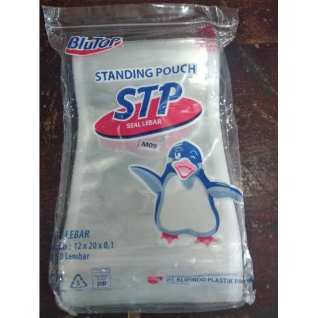 Standing pouch / Plastik STP ukuran 12 x 20 isi 50pcs