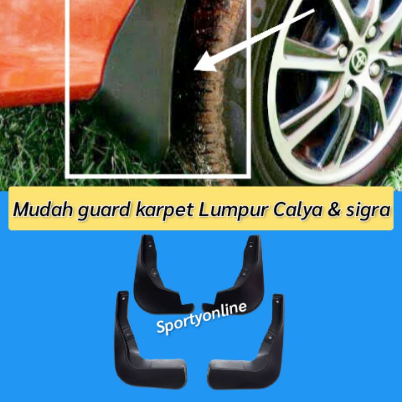 Mud guard calya sigra