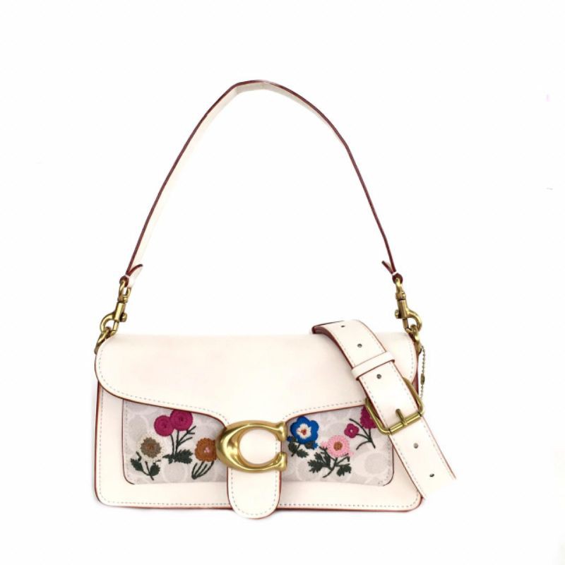 Tas Wanita COACH Tabby Shoulder Bag With Floral Embroidery