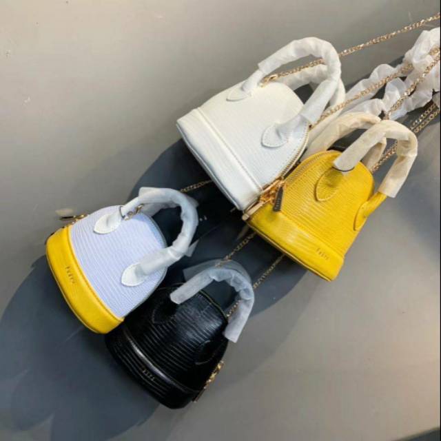 P12137 TAS WANITA PEDRO MINI LIZARD EFFECT TOP HANDLE ORIGINAL BAG NEW ARRIVAL SLINGBAG