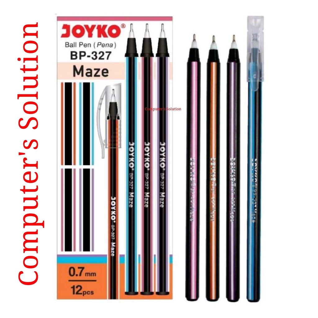 

Pulpen Joyko Maze Bt 327 Black / Pcs
