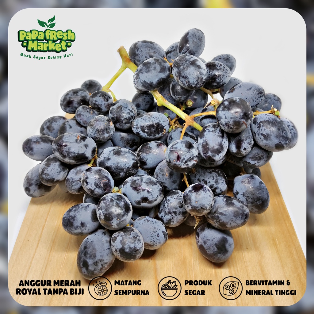 

ANGGUR AUTUM ROYAL BULAT - ( 300 Gr )