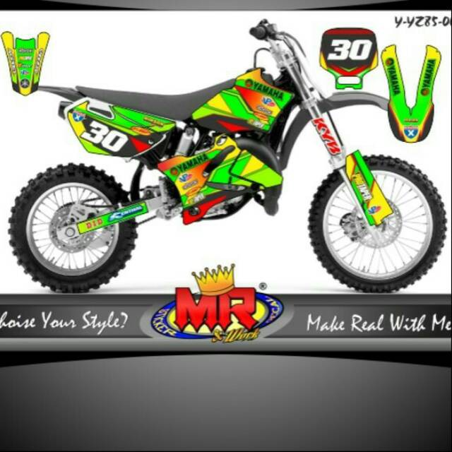 Decal Premium Yamaha YZ 85 old lama Stiker Sticker atriping YZ85 01 spec A