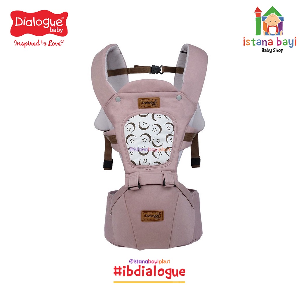 Dialogue Baby Hipseat Airflow 7in1 Moonlight Series DGG1035/DGG1034 - Gendongan Bayi