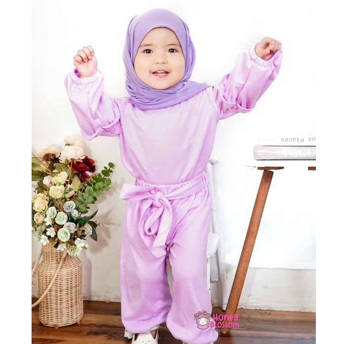 Set Baju Muslim Anak Perempuan Alika Series / Baju Setelan One Set Anak / Baju Muslim Anak 1 Tahun