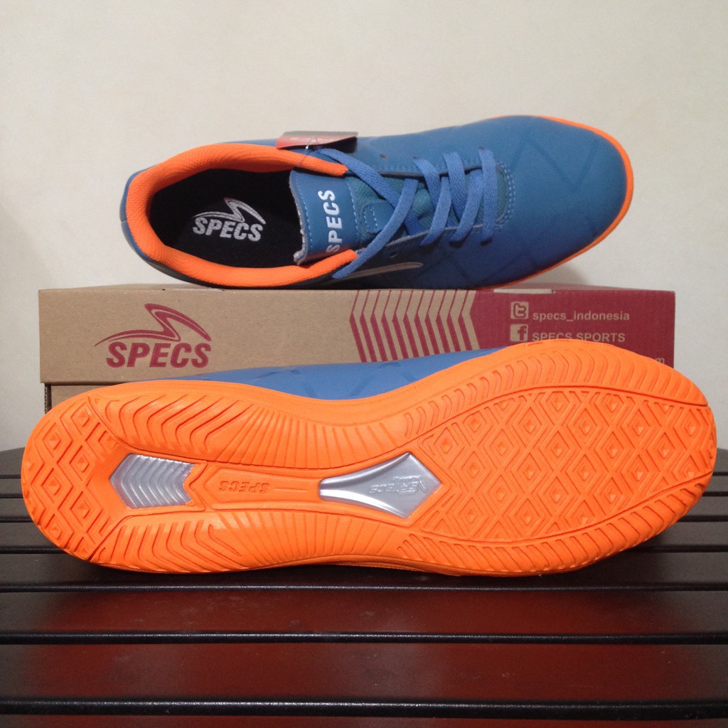 SALE Sepatu Futsal Specs Diablo IN Dark Lead Mango 400765 Original BNIB