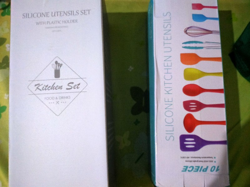 Sillicone Utensil Set 10 Pcs / Peralatan Masak Sutil Spatula Silikon Dapur