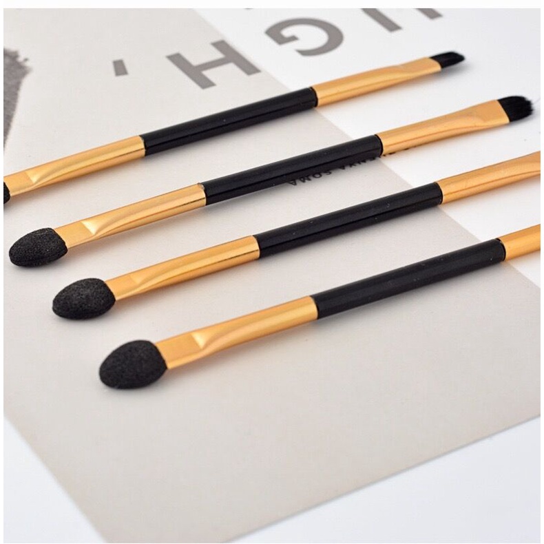 1pcs Multifunctional Double head Eye shadow Brush Double-end Foundation Powder Eyeshadow Brush Tool two head makeup brush