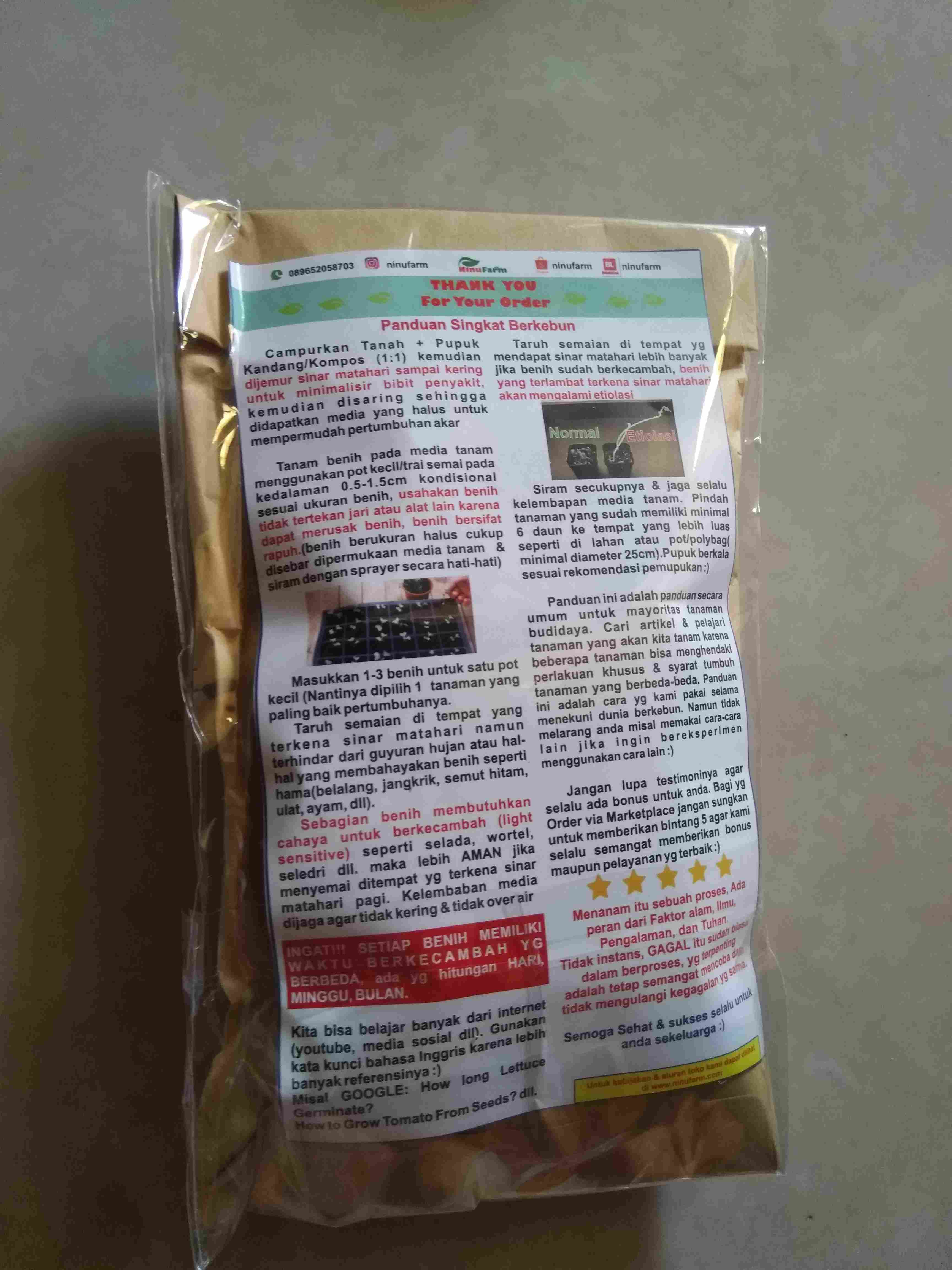 Benih Timun Lalap/baby Cucumber 50seeds