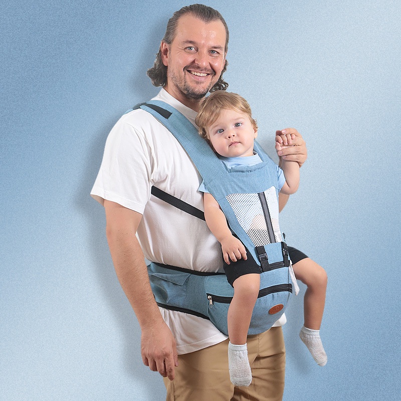 1234OS - Gendongan Bayi Depan Hipseat / Baby Carrier Ransel Multifungsi Perlengkapan Bayi.