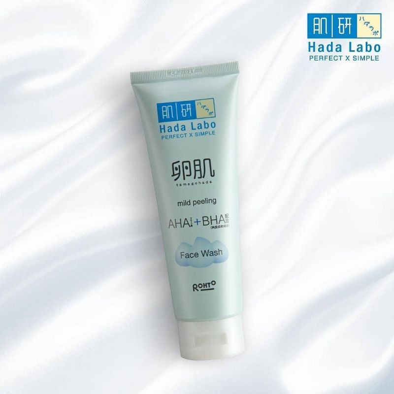 HADA LABO Face Wash AHA+BHA mild peeling/sabun wajah