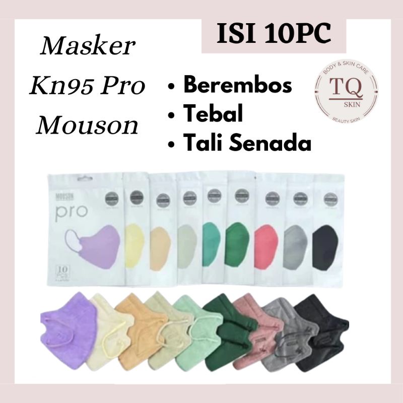 Masker Kn95 pro mouson protective mask warna masker Kn95 pro we mask