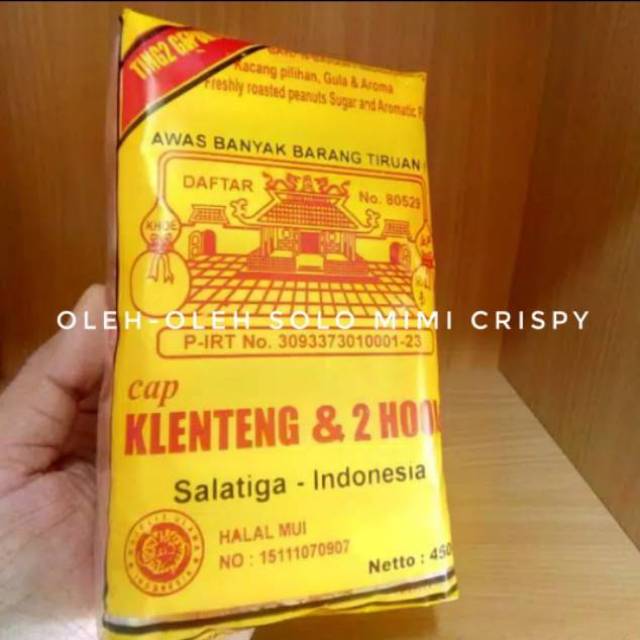 

Enting Gepuk cap Klenteng & 2 Hoolo Kecil isi 50 Biji 410 Gram