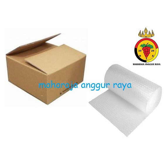 

Tambahan Packing Plastik Bubble + Kardus