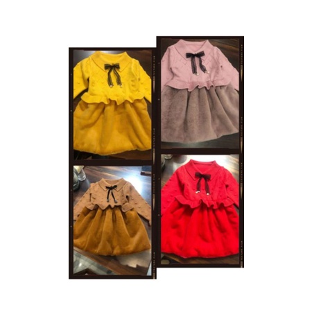 Dress rajut anak/import dress/tunik import