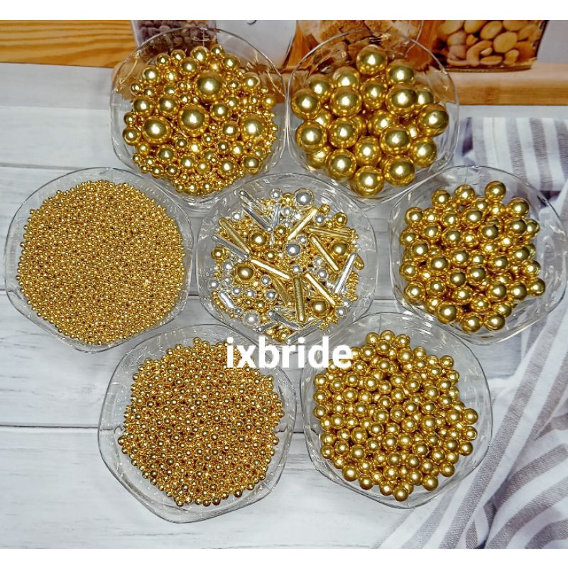 

Hiasan Kue Sprinkle Gold Bisa Dimakan 10g s/d 30g